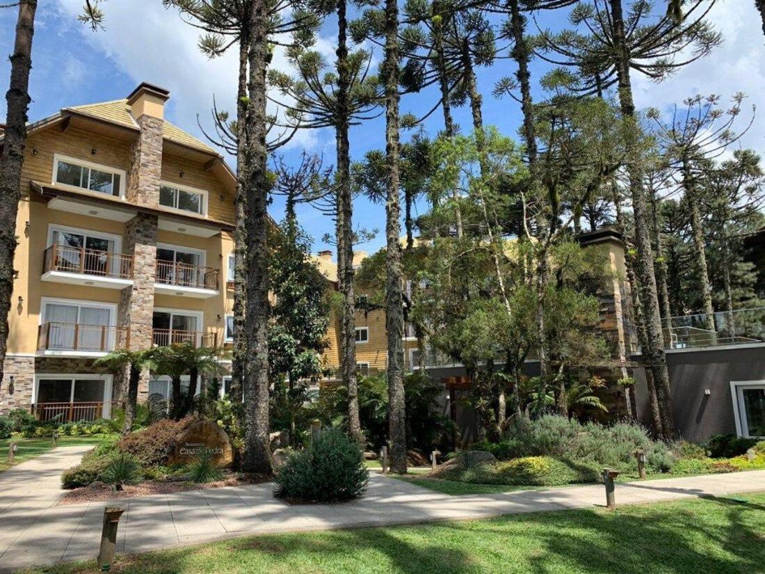 Casa de Pedra Apartamento 103 esmeralda - Próximo ao Super Carros Gramado Exterior foto