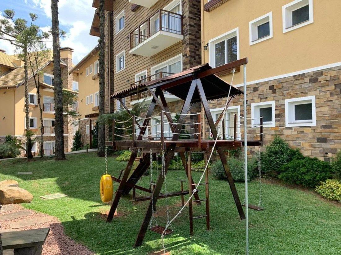 Casa de Pedra Apartamento 103 esmeralda - Próximo ao Super Carros Gramado Exterior foto
